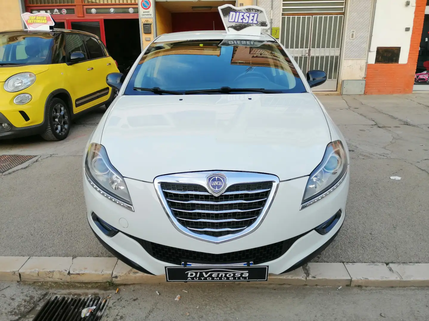 Lancia Delta 1.6 mjt Silver 120cv my14 Blanc - 1