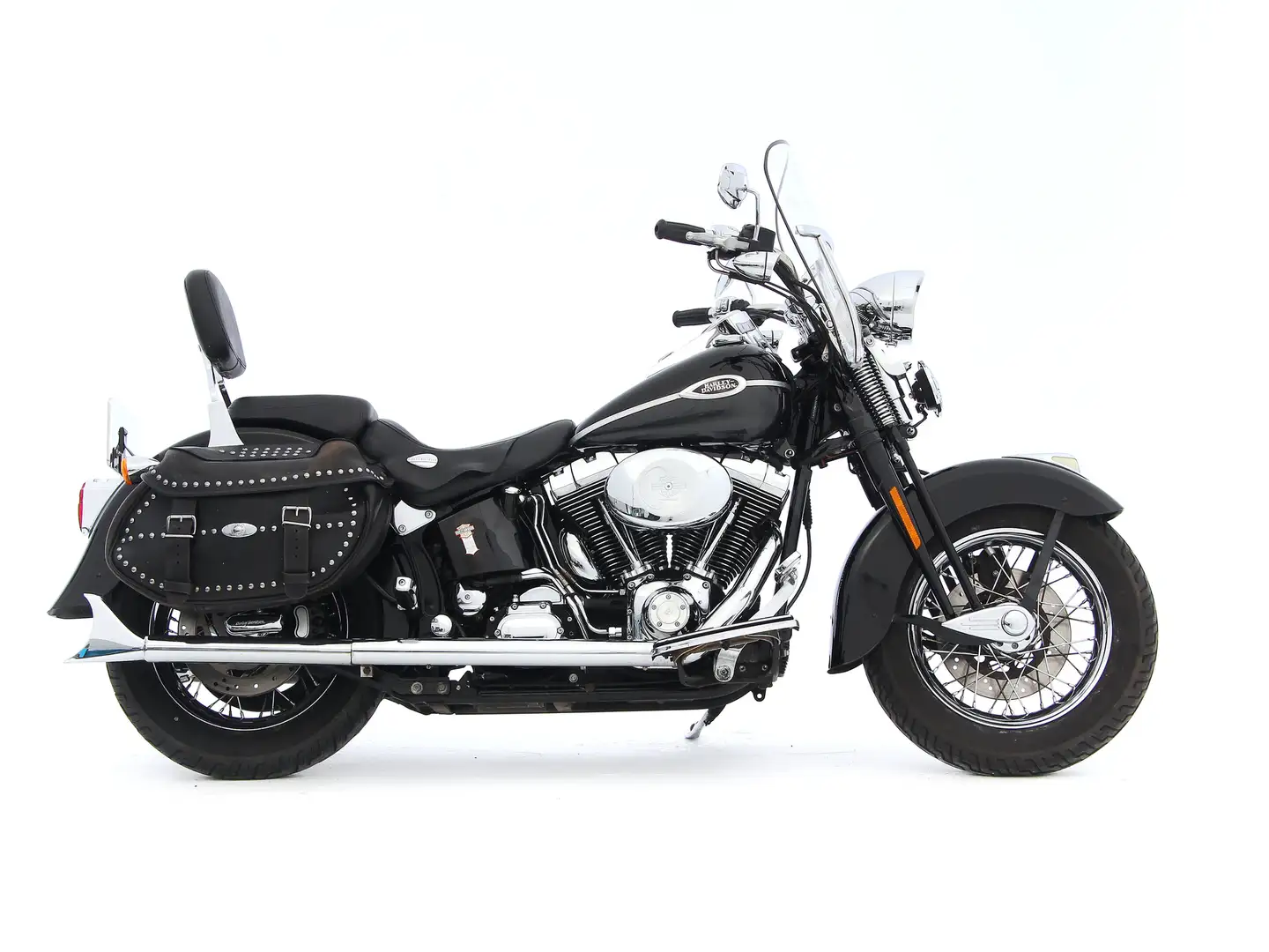 Harley-Davidson Heritage Softail FLSTS SPRINGER Zwart - 2