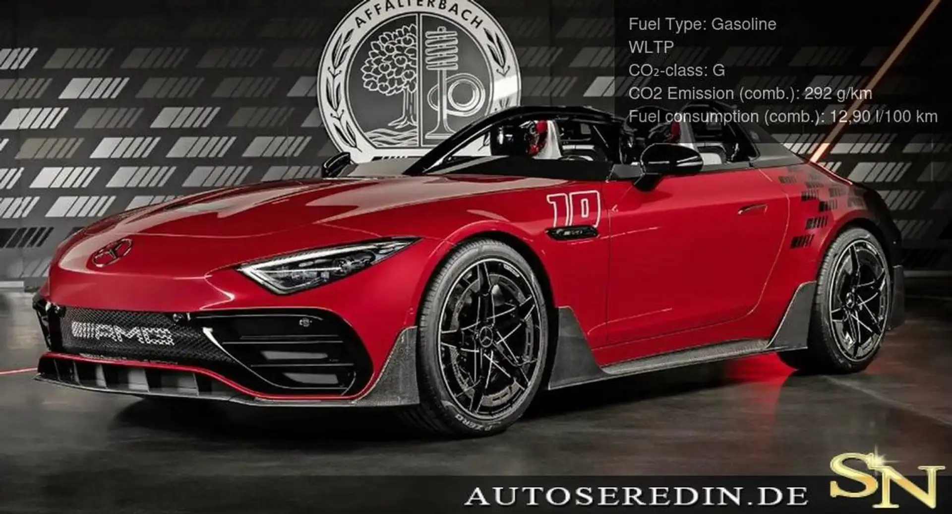 Mercedes-Benz SL 63 AMG PURESPEED RED Rood - 1