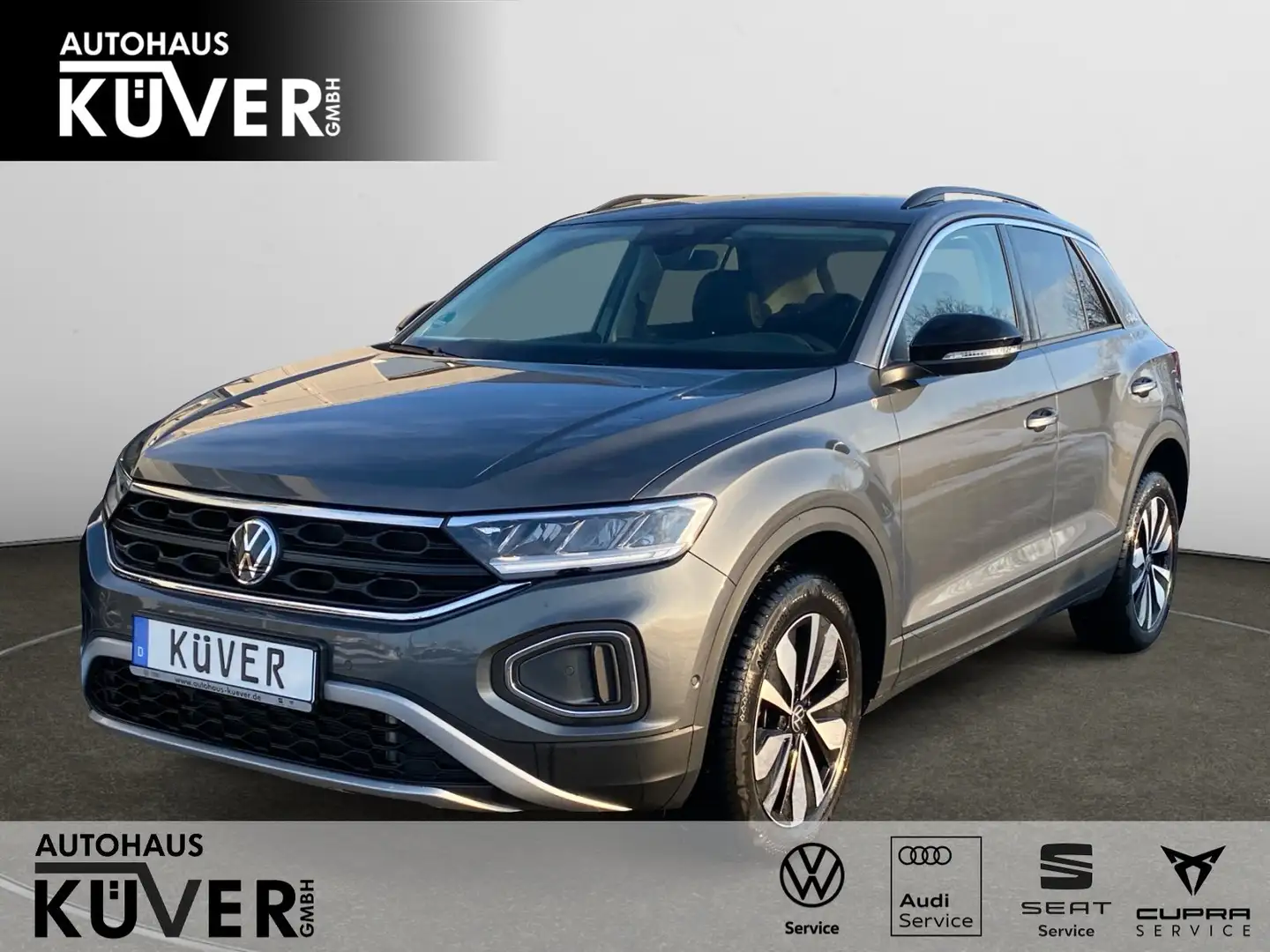 Volkswagen T-Roc Goal 1.5 TSI DSG APP*GJR*ACC*AHK*NAVI*LED*PDC Grau - 1