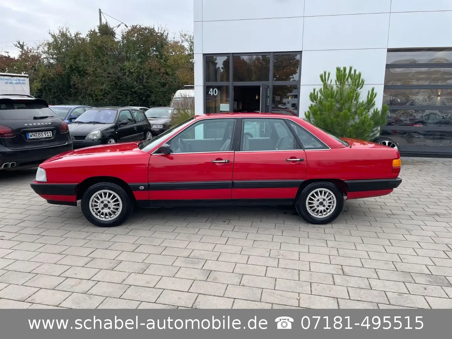Audi 100 CS 2.2l 5-Zylinder 141tkm H-Zul. TÜV NEU AHK Rood - 2