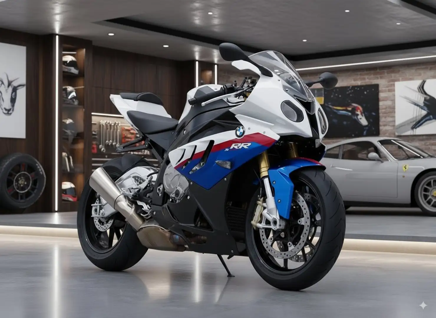 BMW S 1000 RR km 60.000 MAI PISTA - TUTTA ORIGINALE Білий - 1