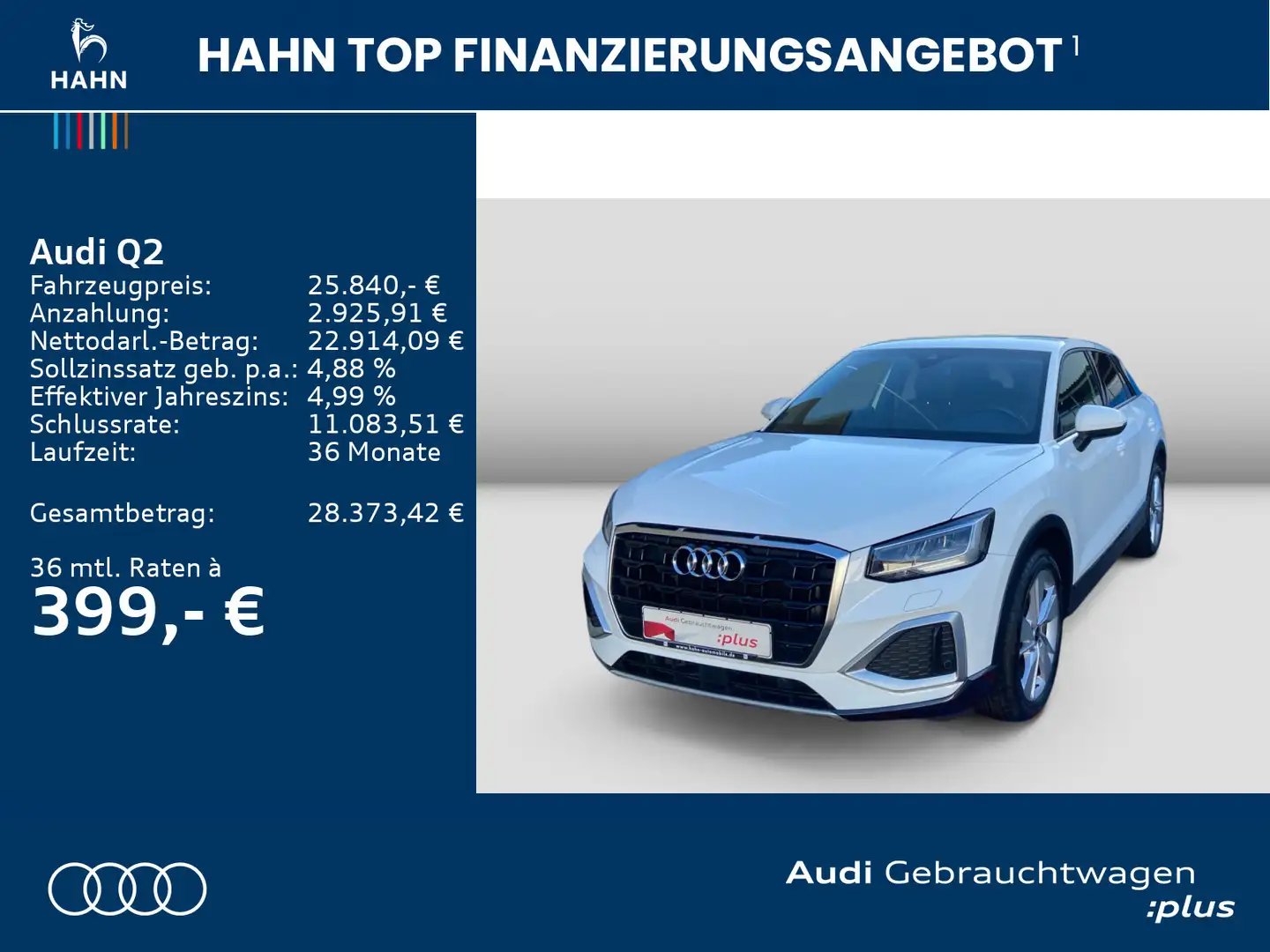 Audi Q2 advanced 35TFSI S-trc Virtual Navi LED Cam Weiß - 2