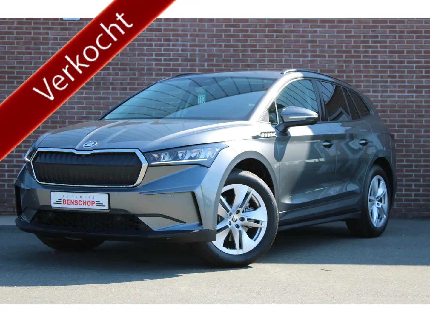 Skoda Enyaq 60 Selection 180PK |LANE-ASSIST|CAMERA|19-INCH| Gri - 1