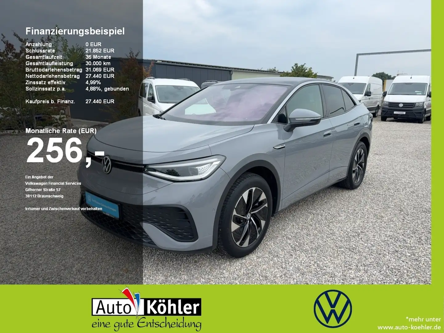 Volkswagen ID.5 Pro Matrix+CCS+ACC+LED+Navi+Virt+PDC+Kamera Gris - 1