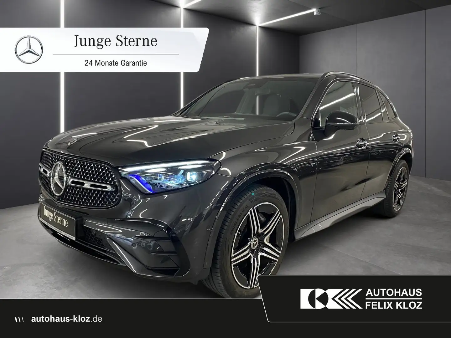 Mercedes-Benz GLC 220 d 4M AMG*AHK*Standheizung*Totwinkel*360° Grau - 1