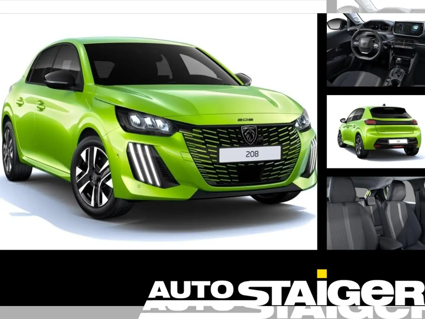 Peugeot 208 🚘 ALLURE PureTech 100 🚘 kurzfristig verfügbar 🚘 Gelb - 1