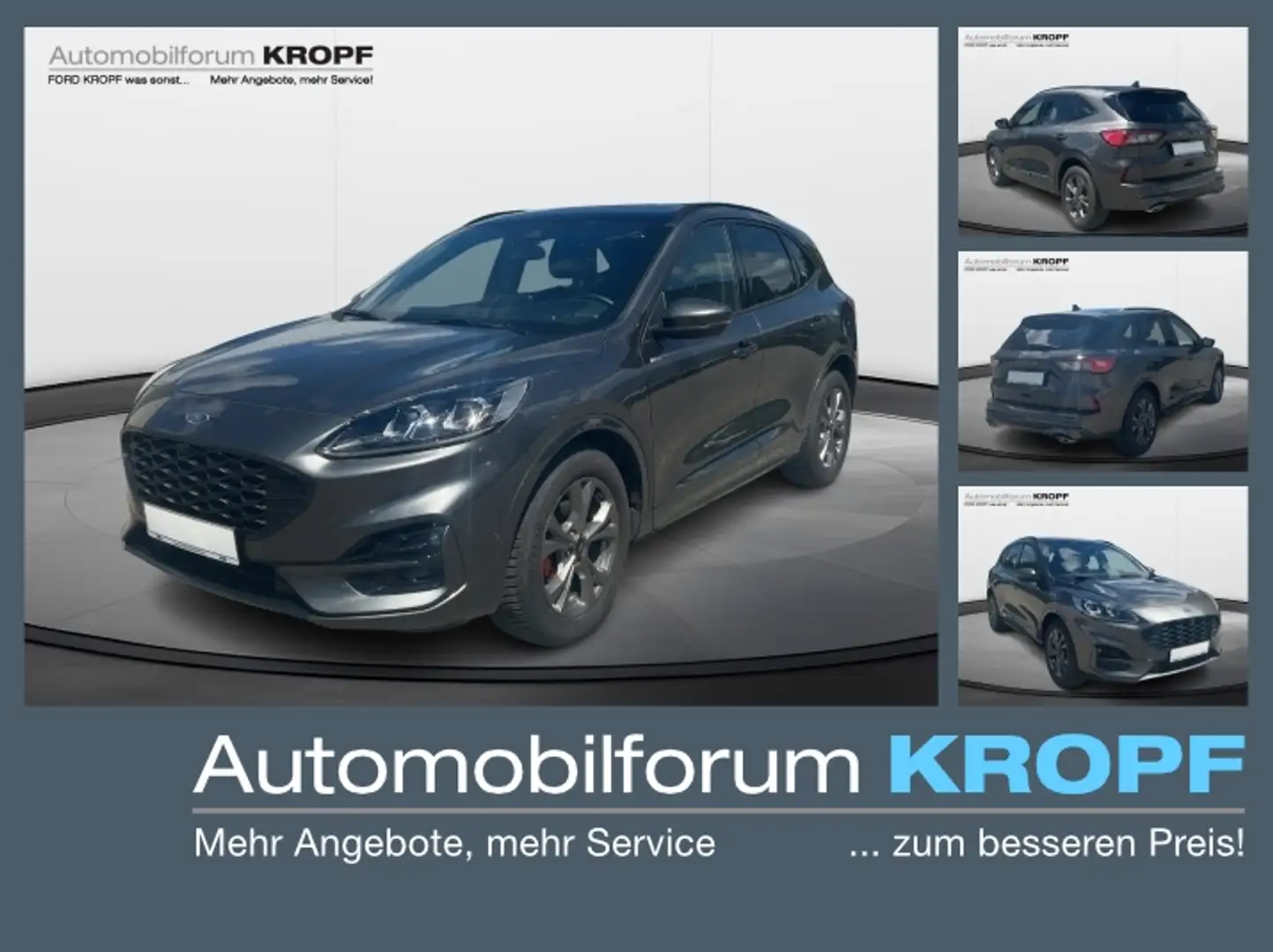 Ford Kuga 1.5 EcoBoost ST-Line X PANO LED TWA HEADUP Gris - 1