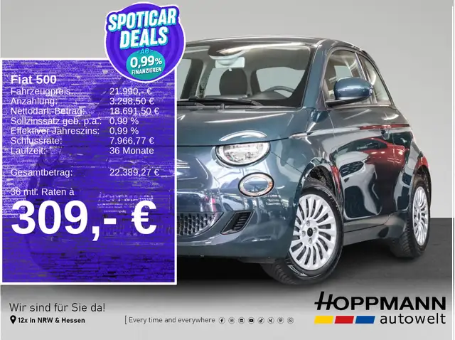 2023 Fiat 500e in Green for sale