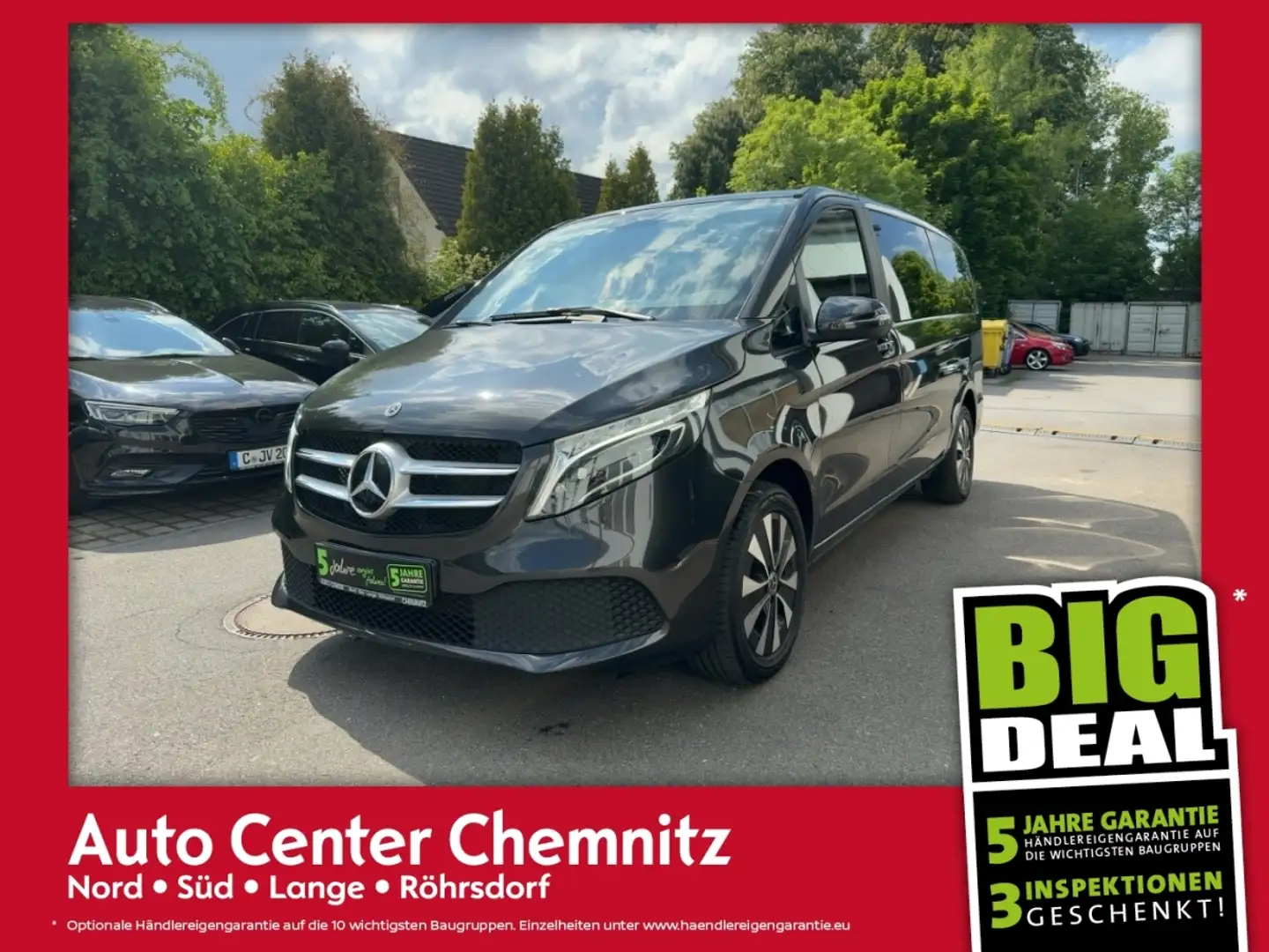 Mercedes-Benz V 250 d GTronic-9 lang Edition BILED/Navi/AHK/KAM Grigio - 1