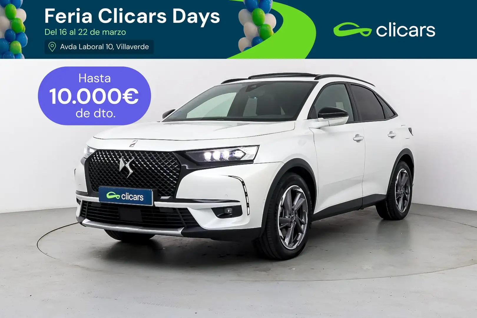DS Automobiles DS 7 Crossback E-Tense Ligne Noire Aut. 4x2 Blanco - 1