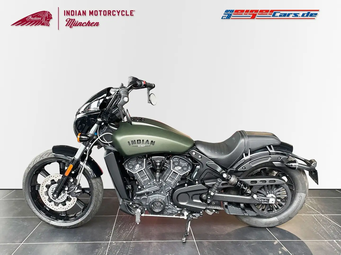Indian Scout ROGUE  - Jekill & Hyde! Green - 2