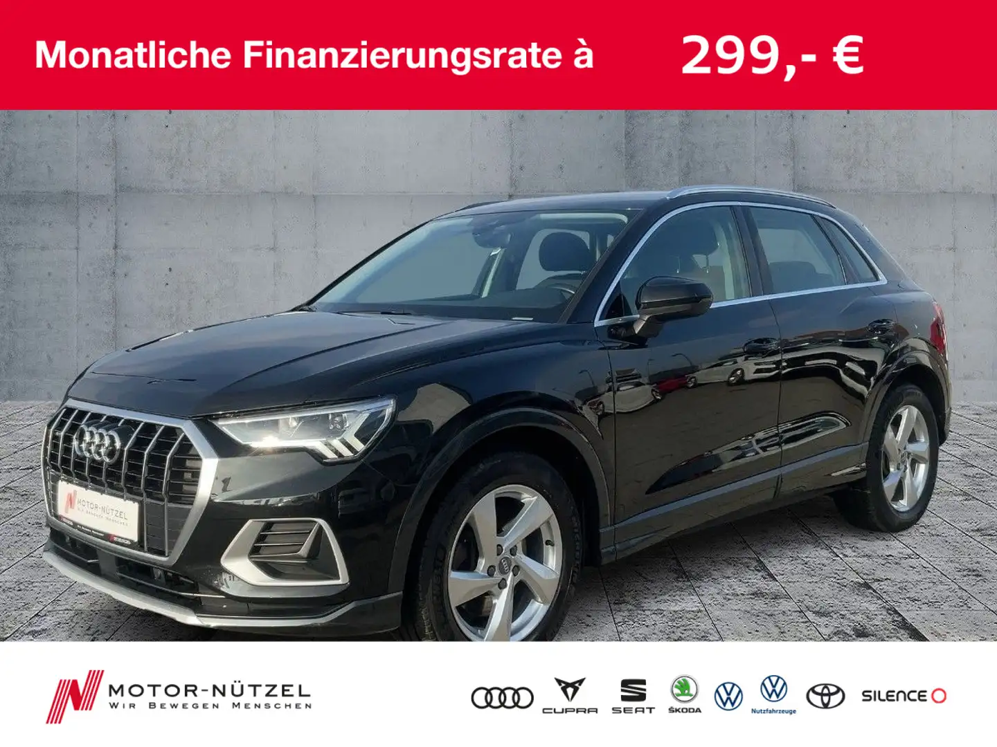 Audi Q3 40 TFSI QU S-TR ADVANCED LED+SHZ+GRA+PDC+APP Negru - 1