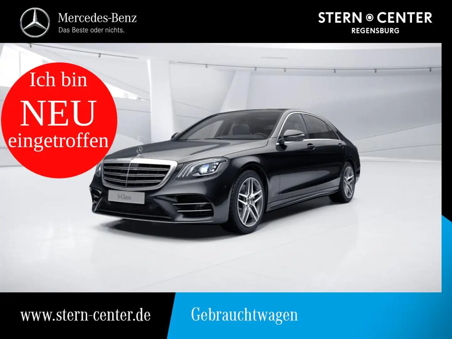 Mercedes-Benz S 400 d 4MATIC Limousine lang LED Sitzklima AMG Schwarz - 1