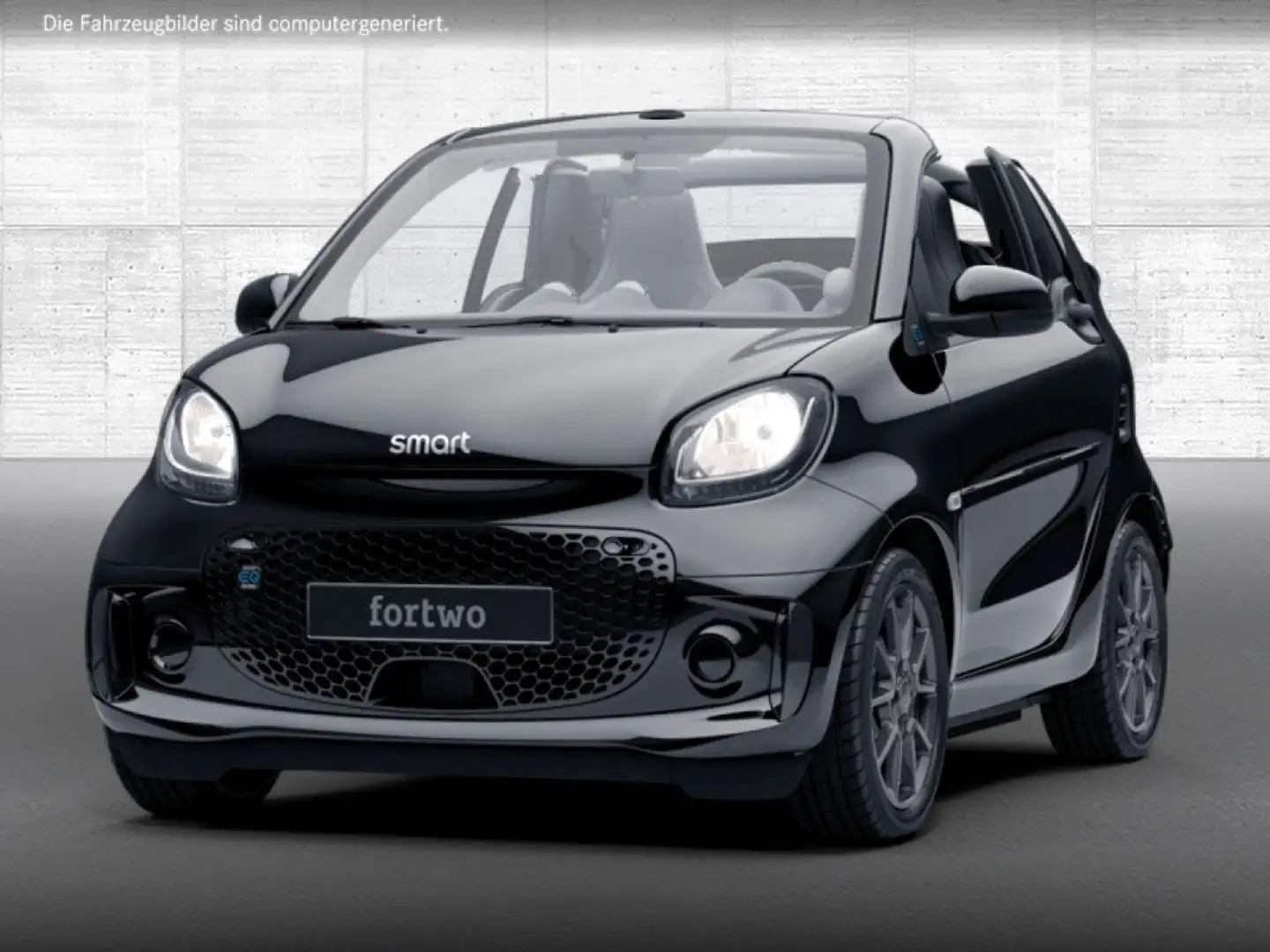smart forTwo EQ 60kWed prime BRABUS SHZ PDC Dig Radio Schwarz - 2