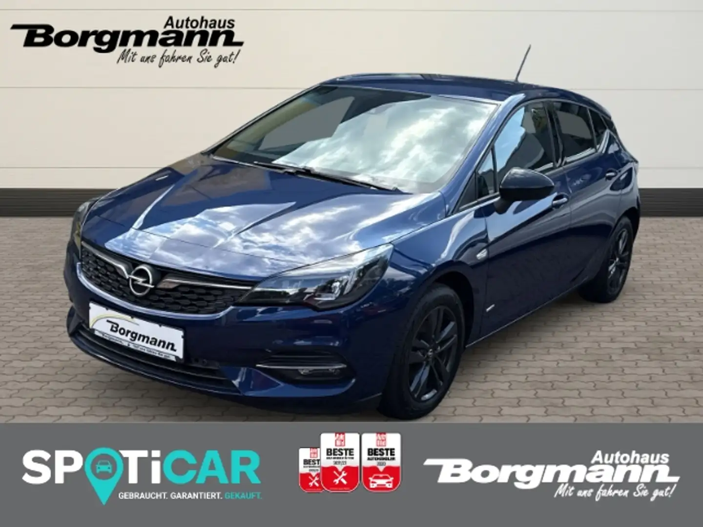 Opel Astra Design & Tech Navi LED Apple CarPlay Android Auto Bleu - 1
