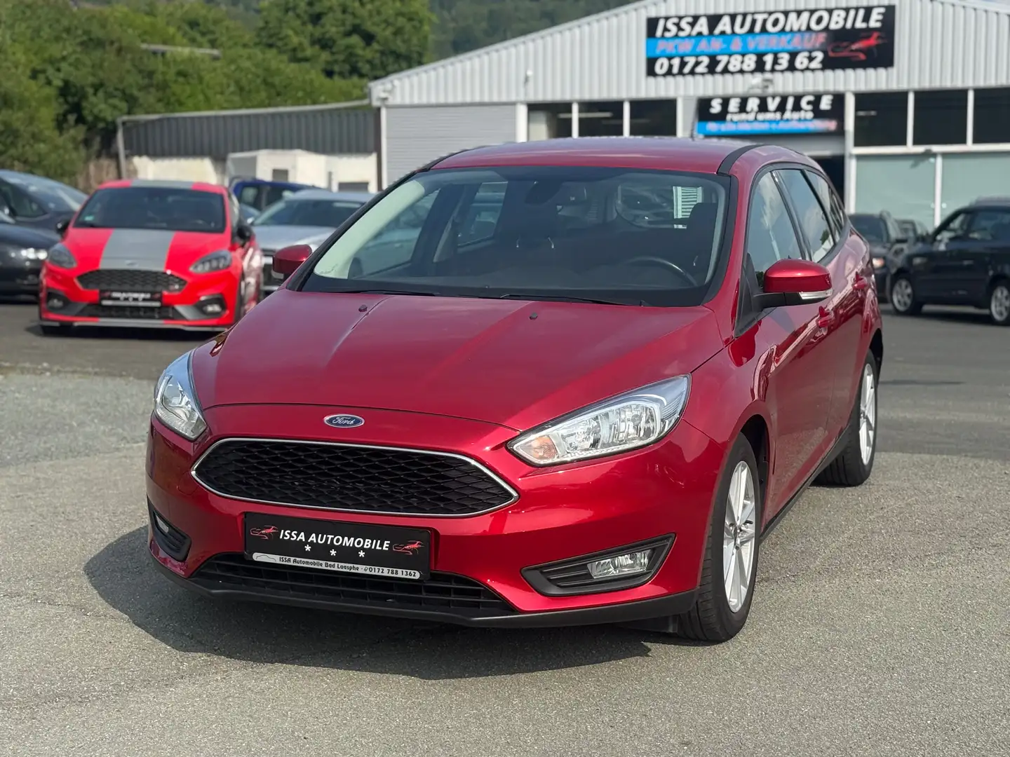 Ford Focus Trend/Euro6/Klima/Navi/2.Hand/PDC/ Rood - 1