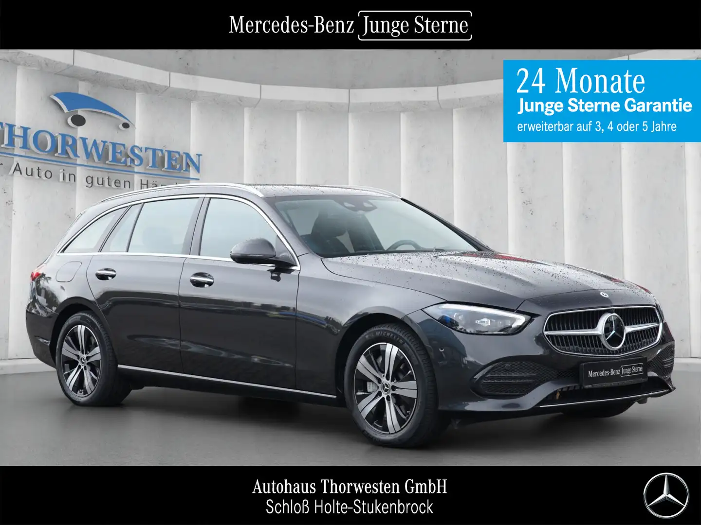 Mercedes-Benz C 300 C 300 de 4MATIC T AVANTGARDE PREMIUM DIGITAL AHK Grau - 1