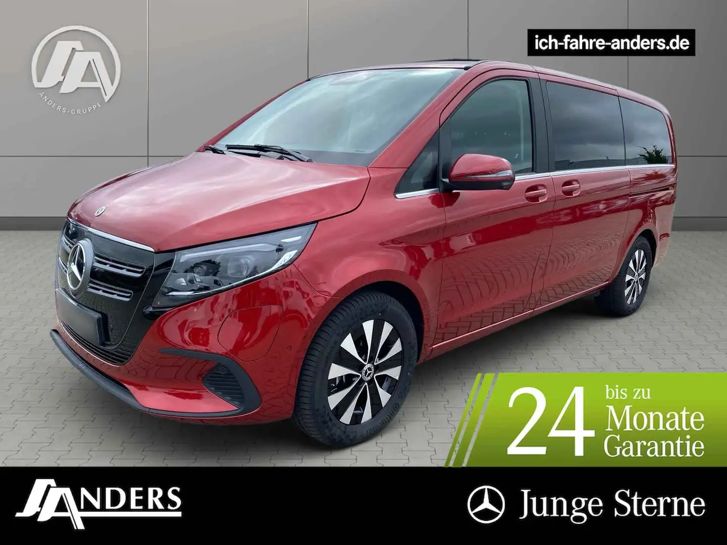 Mercedes-Benz EQV 300 AVANTGARDE Lang Leder*Multibeam*Distronic Rot - 1