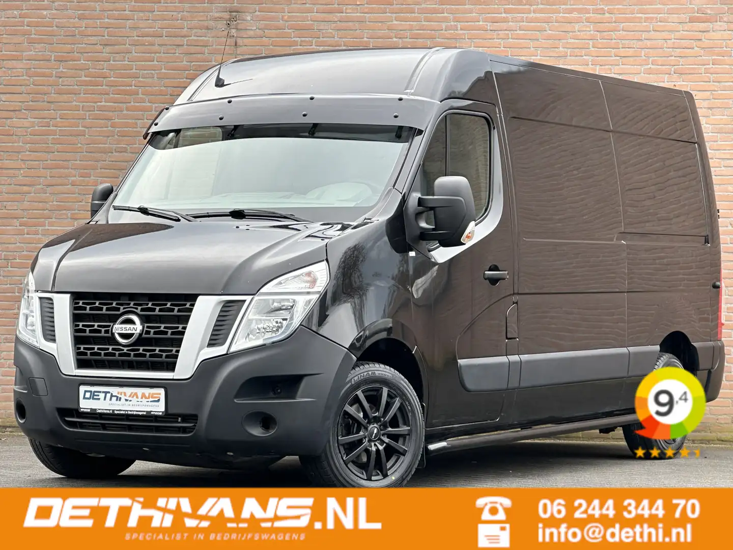 Renault Master 2.3DCI 145PK L2H2 Airconditioning / Camera / Cruis Zwart - 1