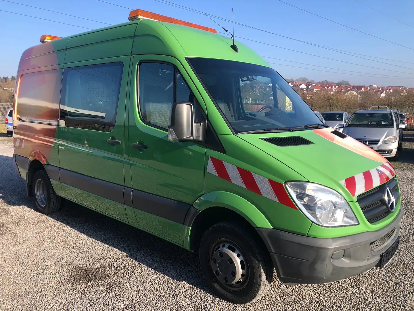 Mercedes-Benz Sprinter 513 CDI Automatik*AHK*Regalausbau*Zusatzheiz*1.Hd* Grün - 2