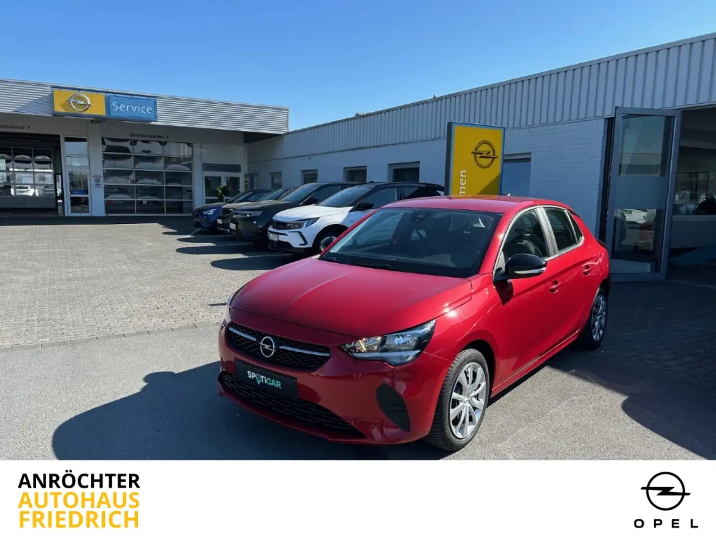Opel Corsa F 1.2 Edition, Allwetterreifen, PDC, SHZ, Rot - 1