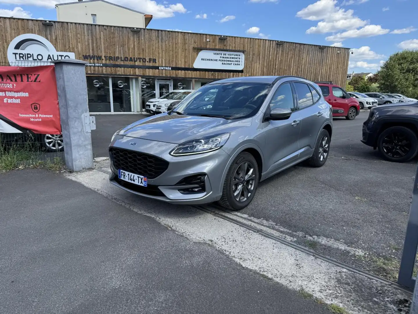Ford Kuga 2.0 EcoBlue mHEV - 150 4x2 ST-Line X Gps + Radar A Gris - 1