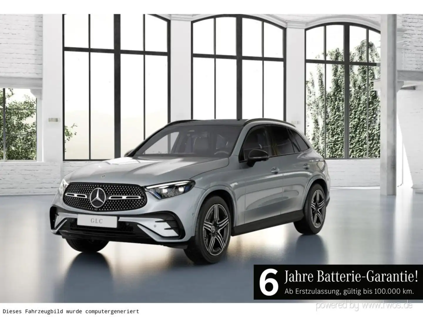 Mercedes-Benz GLC 300 e 4M AMG Pano Night SpurW LM S-Sitz PDC Argento - 1