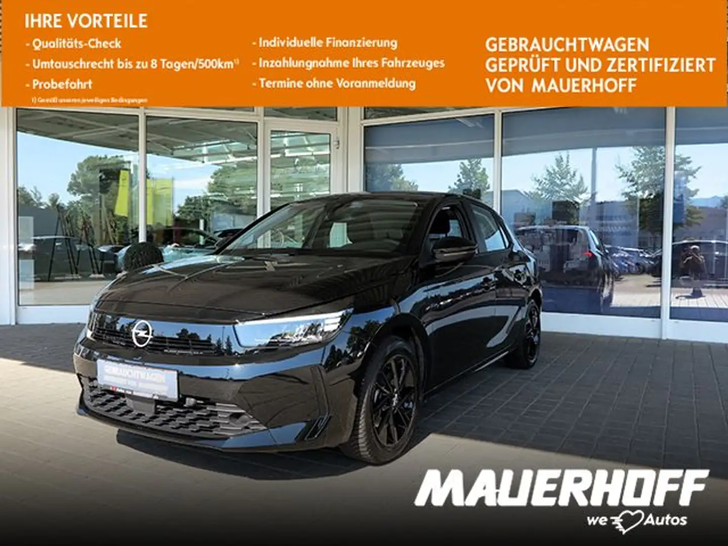 Opel Corsa F | Winterp. | AndroidAuto | PDC | LED Schwarz - 1