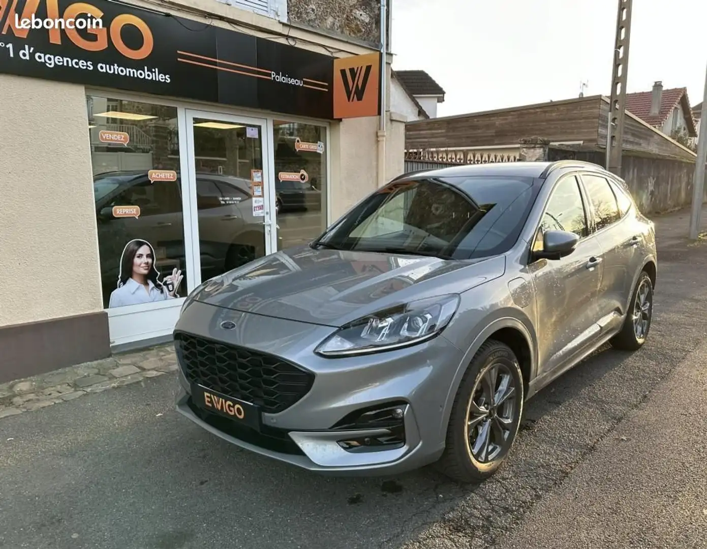 Ford Kuga 2.5 HYBRID RECHARGEABLE 225H 150 PHEV ST-LINE X PO Gris - 1