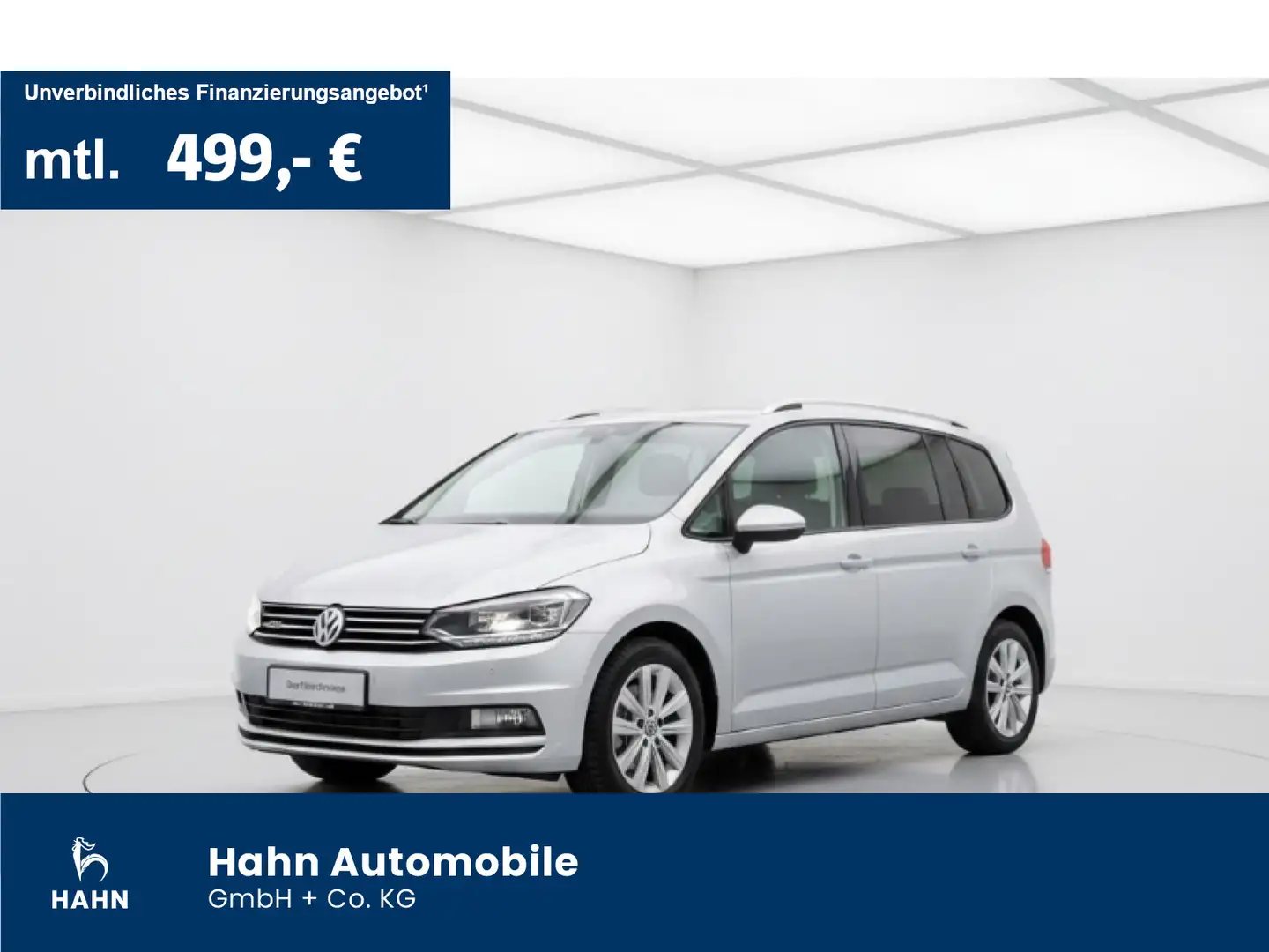 Volkswagen Touran 1.5TSI Comfortline ACC AHK LED Nav Totwin Silber - 1