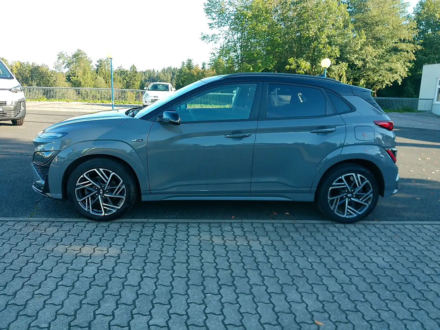 Hyundai KONA Kona 1,0 T-GDi 48V 2WD N-Line Grau - 2