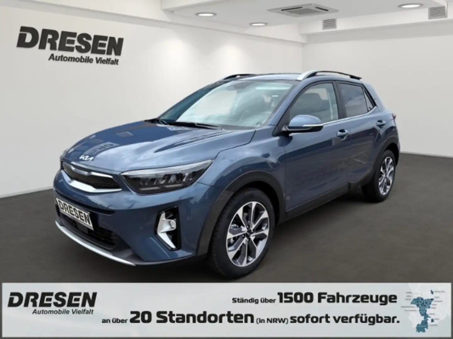 Kia Stonic Spirit 1.0 T-GDI PDC,KAMERA,NAVI,SITZHZG Bleu - 1