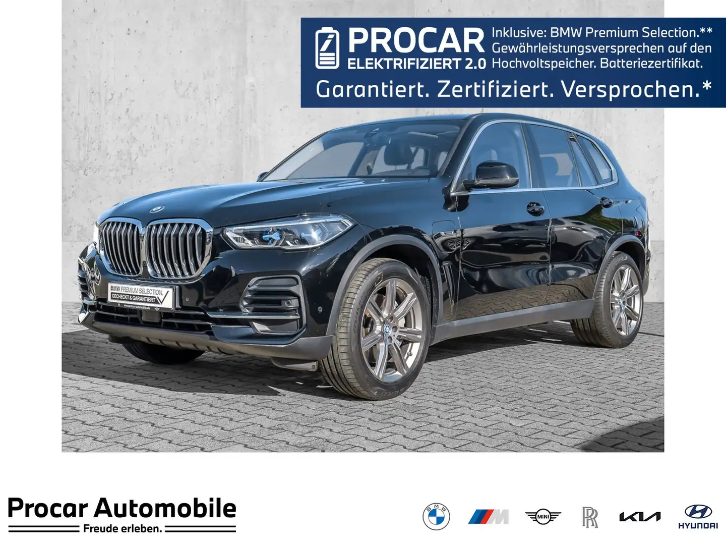 BMW X5 xDrive45e 2-Achs Luftfed. AHK Pano HuD Laser RFK H Schwarz - 1