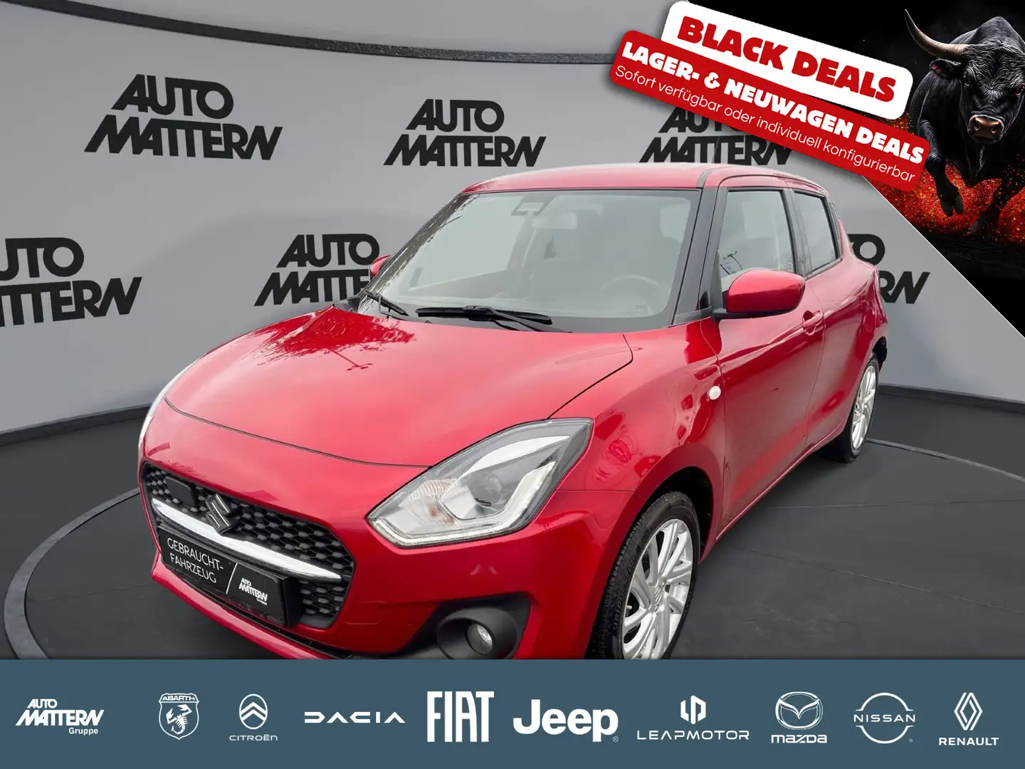 Suzuki Swift AC|PDC|LED|SHZ|CarPlay|Tempomat|Freispr. B Rood - 1