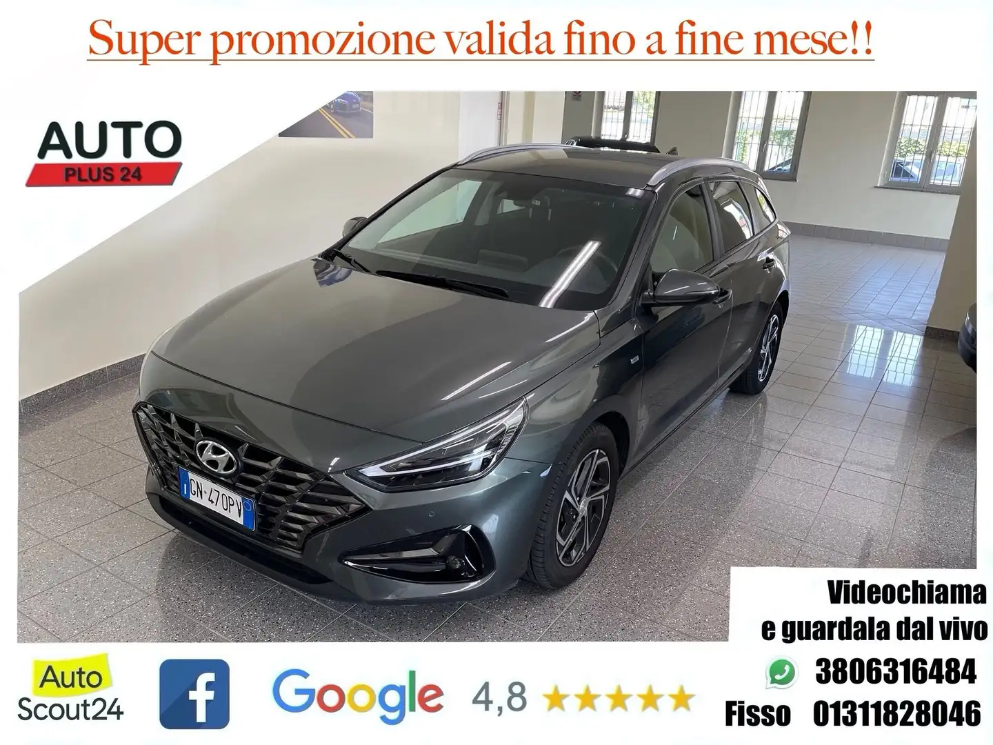Hyundai i30 Wagon 1.0 T-GDI iMT 48V Prime SCONTO "PROMO PLUS" Grigio - 1