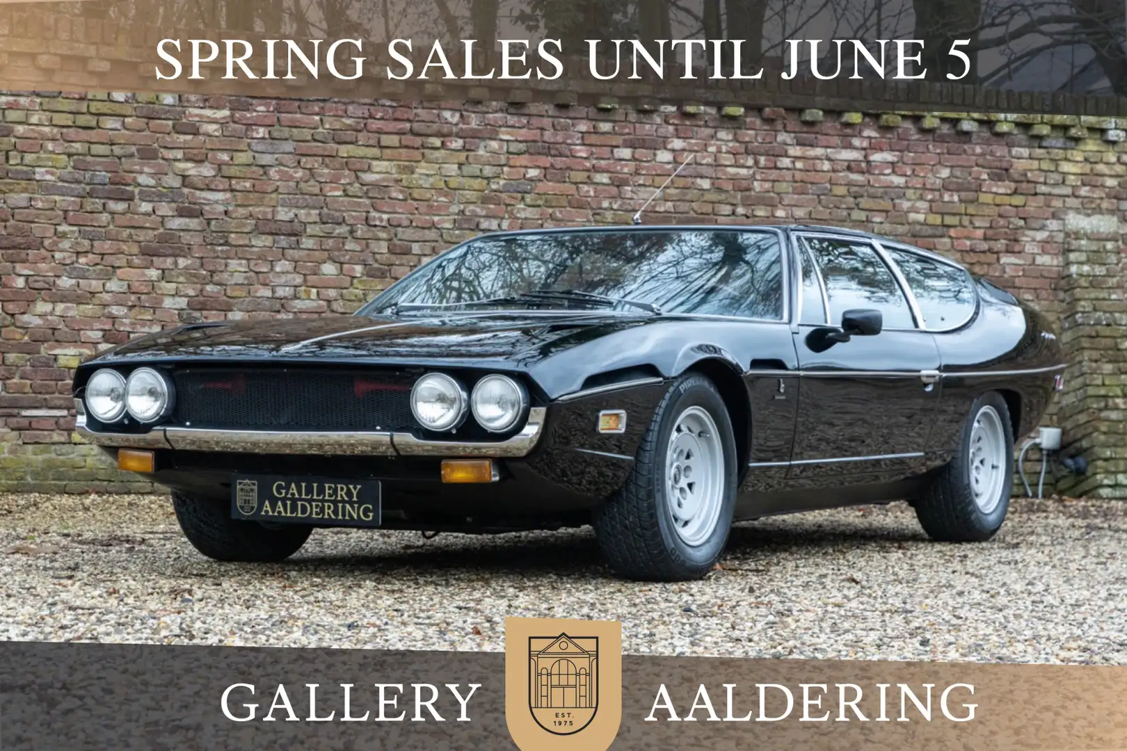 Lamborghini Espada series 2 PRICE REDUCTION "Matching Numbers" Presen Schwarz - 1