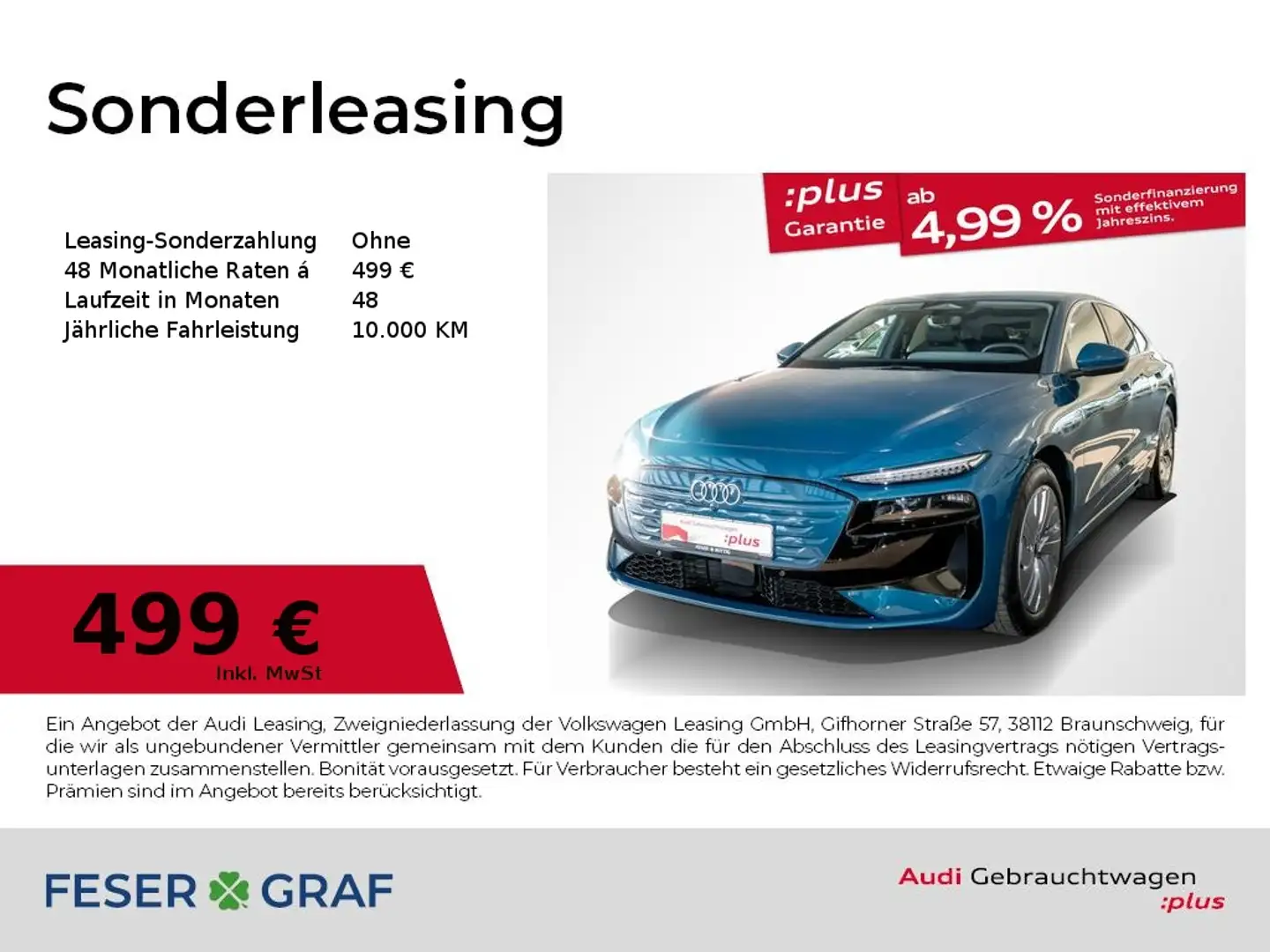 Audi A6 Sportback e-tron Matrix,Navi+,AZV,Tech+,ACC,20" Blau - 1