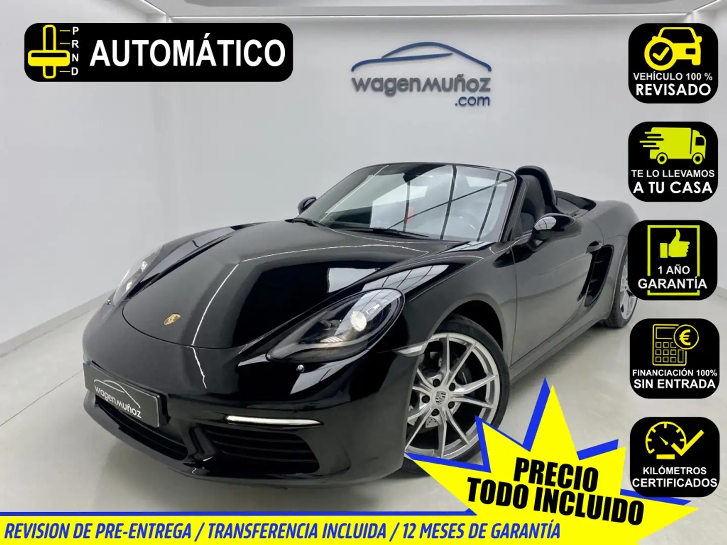 Porsche Boxster PDK Negro - 1