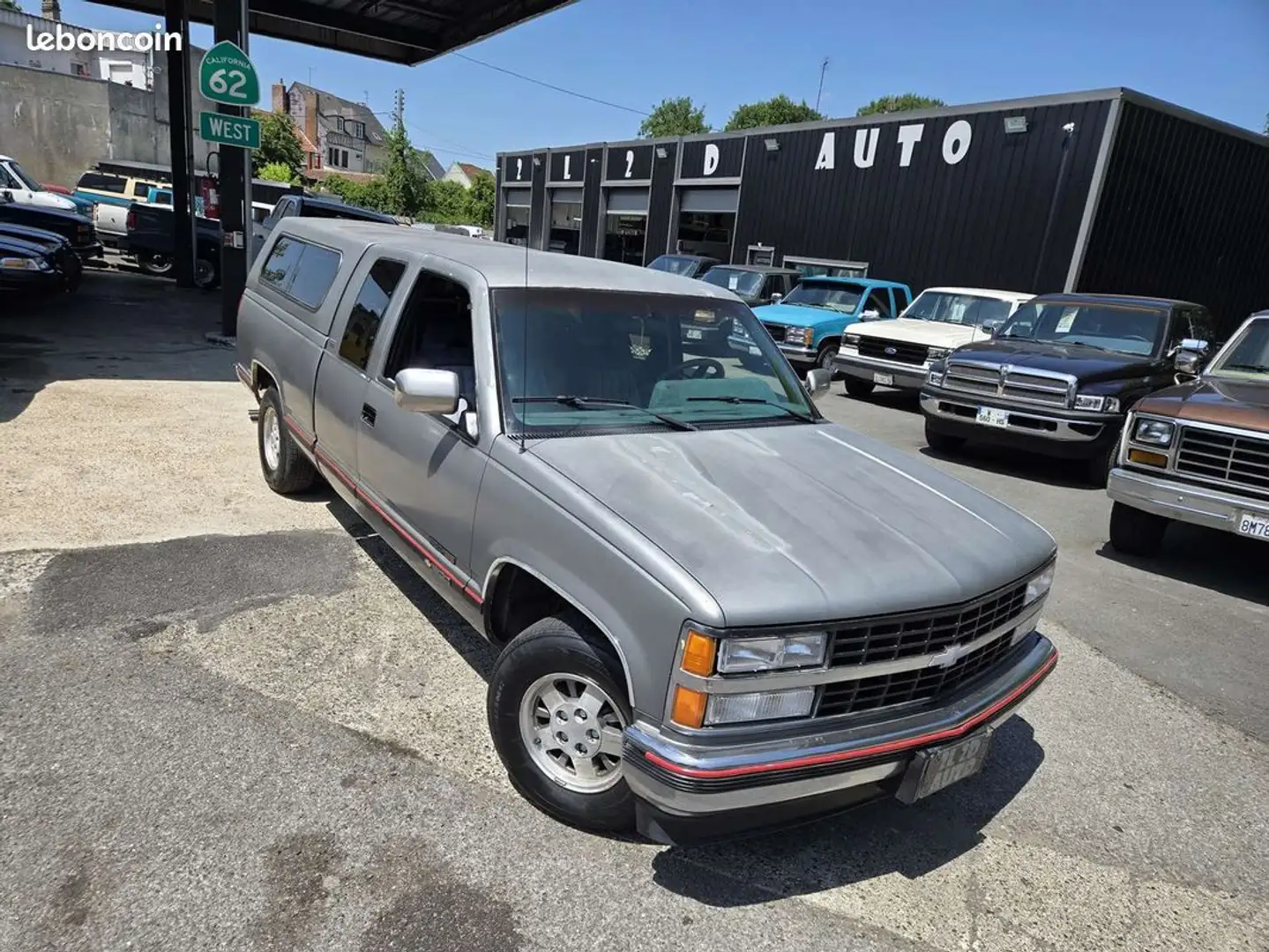 Chevrolet Silverado C1500 5.7 V8 350ci 6 places + hard top Grijs - 1