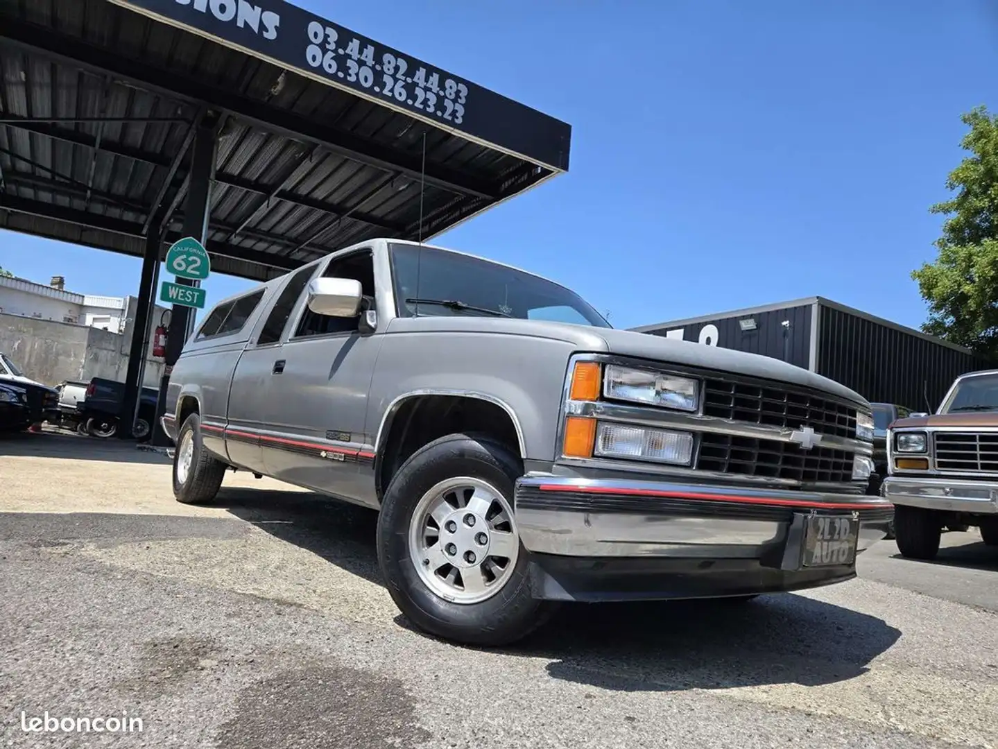 Chevrolet Silverado C1500 5.7 V8 350ci 6 places + hard top Grijs - 2
