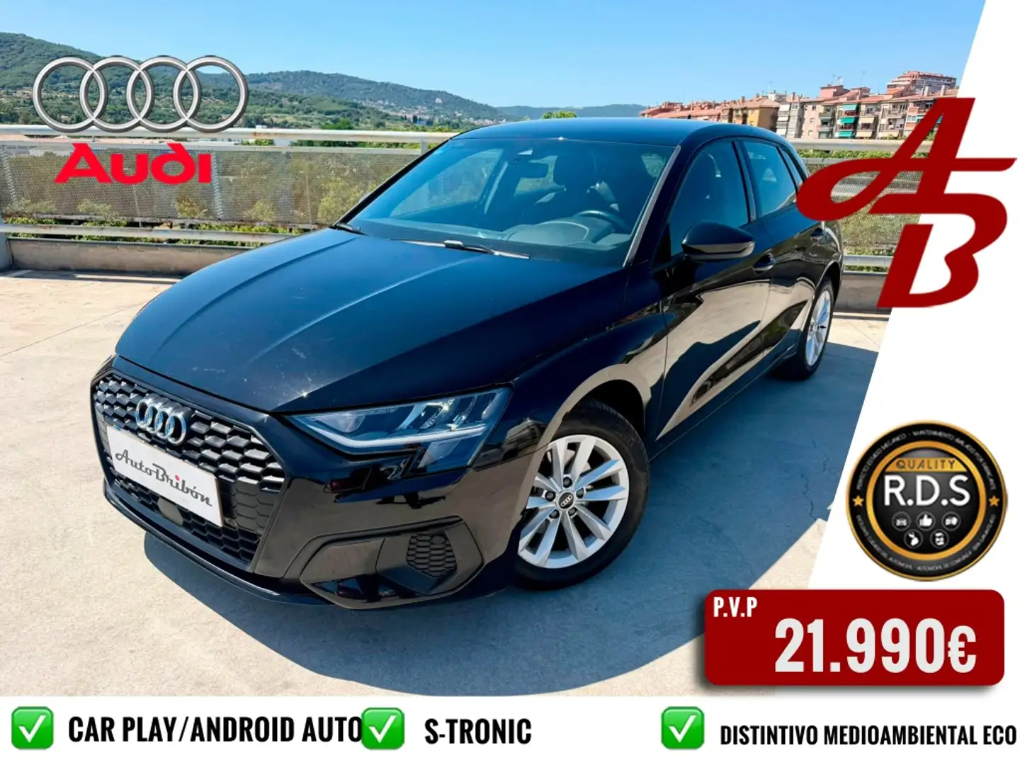 Audi A3 Sportback 30 TFSI Advanced S tronic Negro - 1