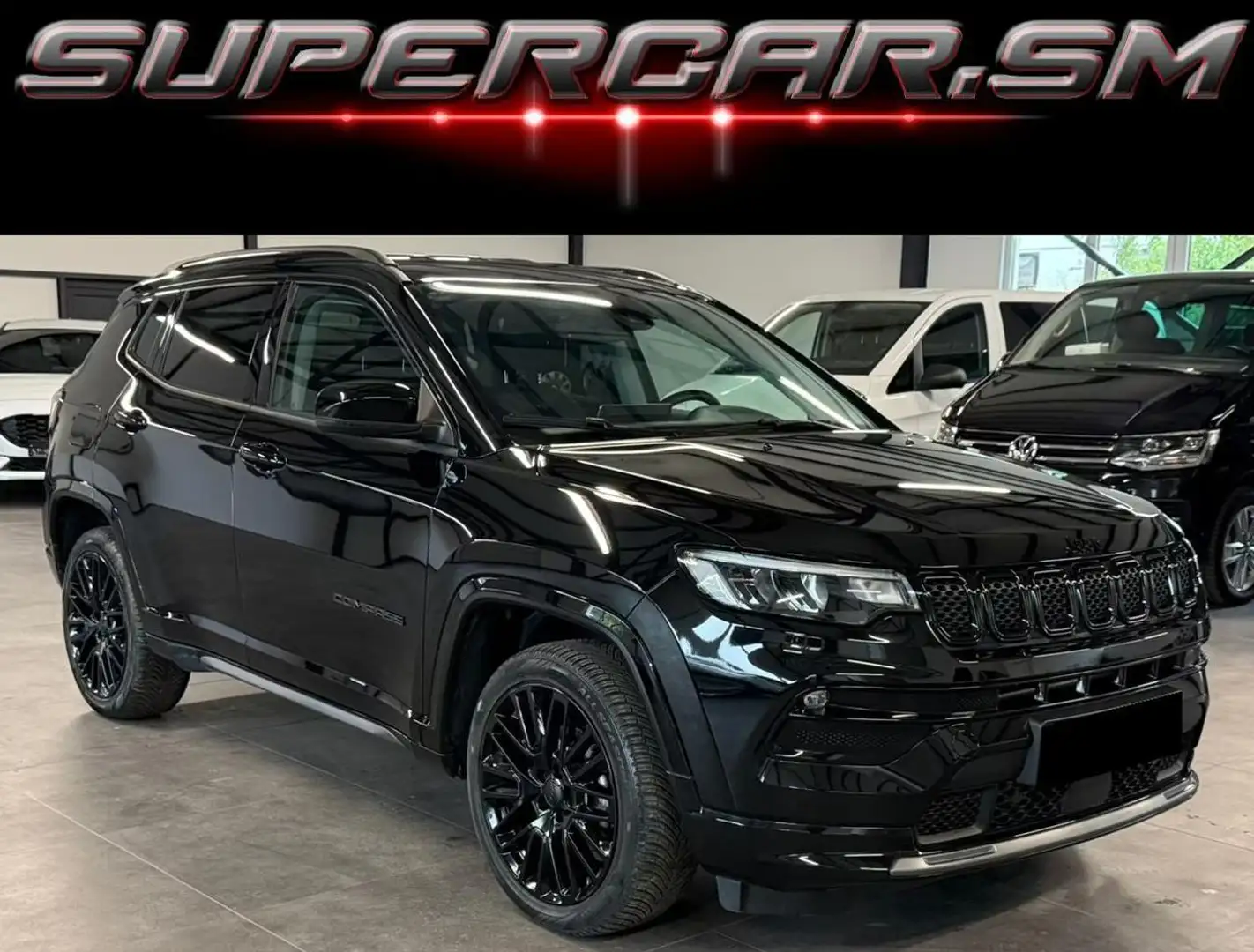 Jeep Compass 1.5 E-HYBRID S BLACK 19 ACC LED TELECAMERA Nero - 1