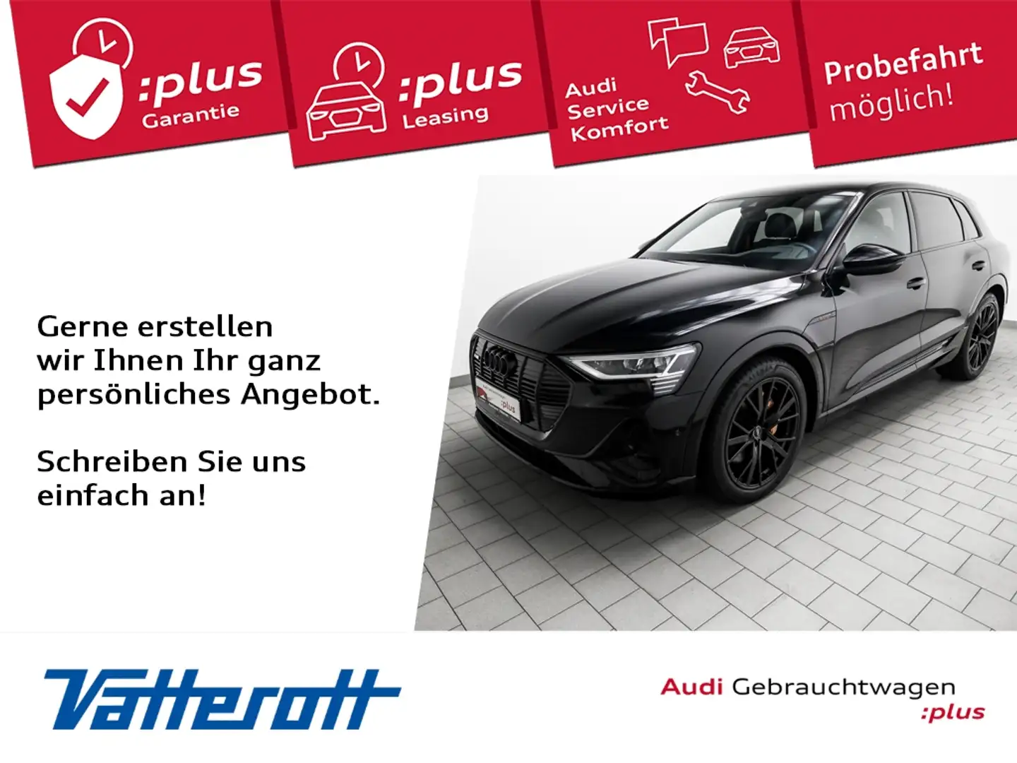Audi e-tron 50 quattro S line Black Edition Schwarz - 1