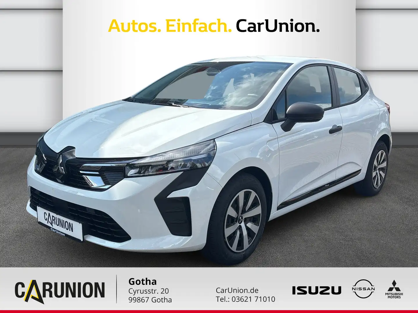 Mitsubishi Colt BASIS 1,0 l Benziner 5MT Weiß - 1