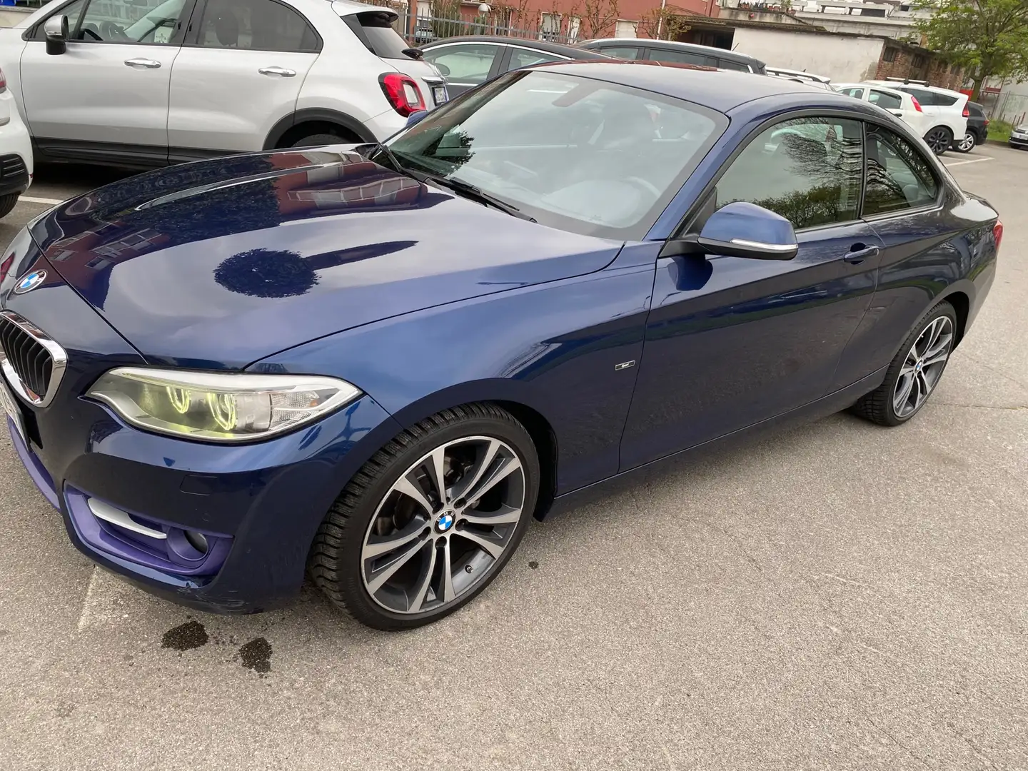 BMW 218 218d Coupe Sport Bleu - 1