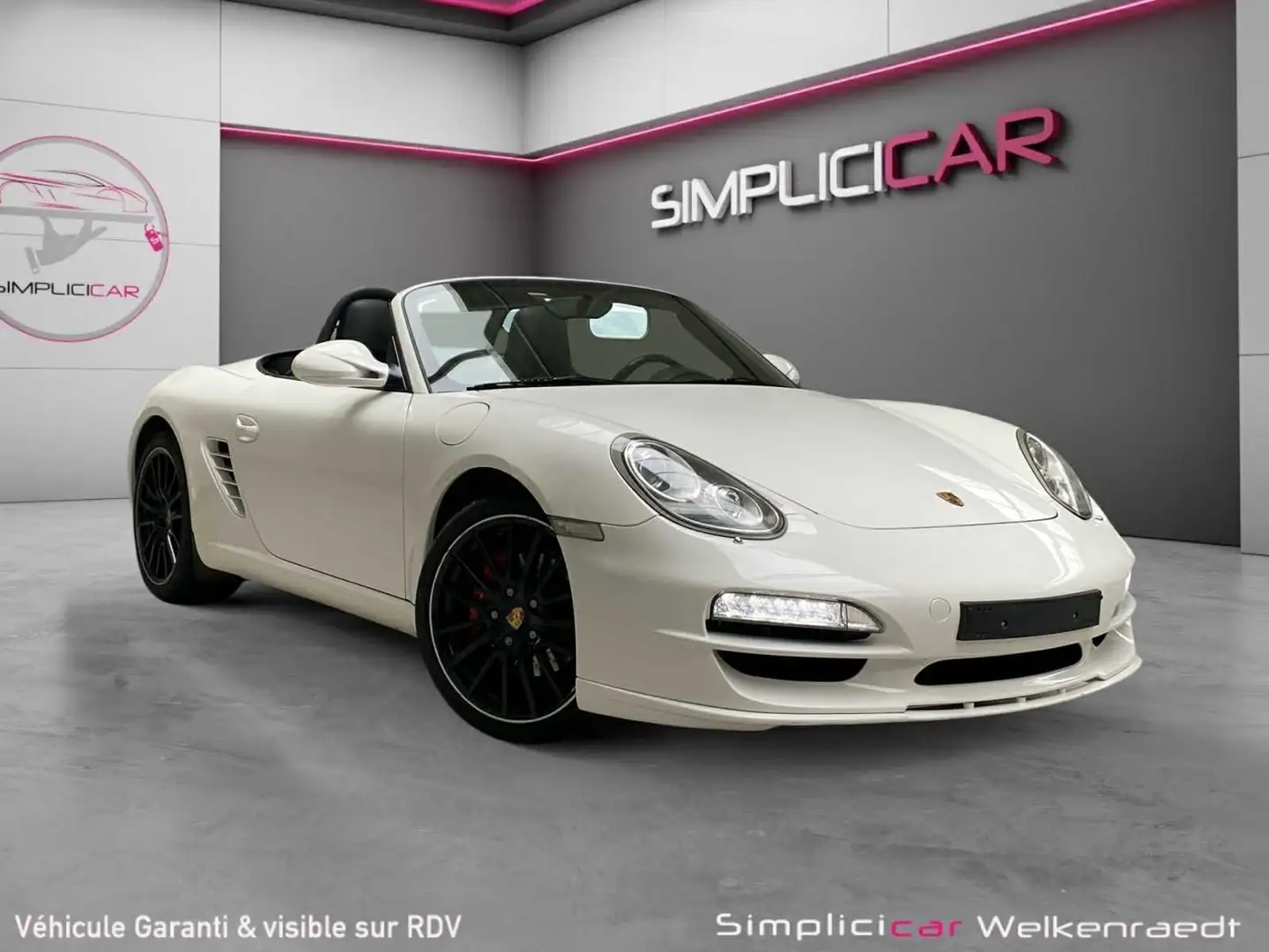 Porsche Boxster Boxster S 3.4i PDK-CUIR-NAVI Blanco - 1