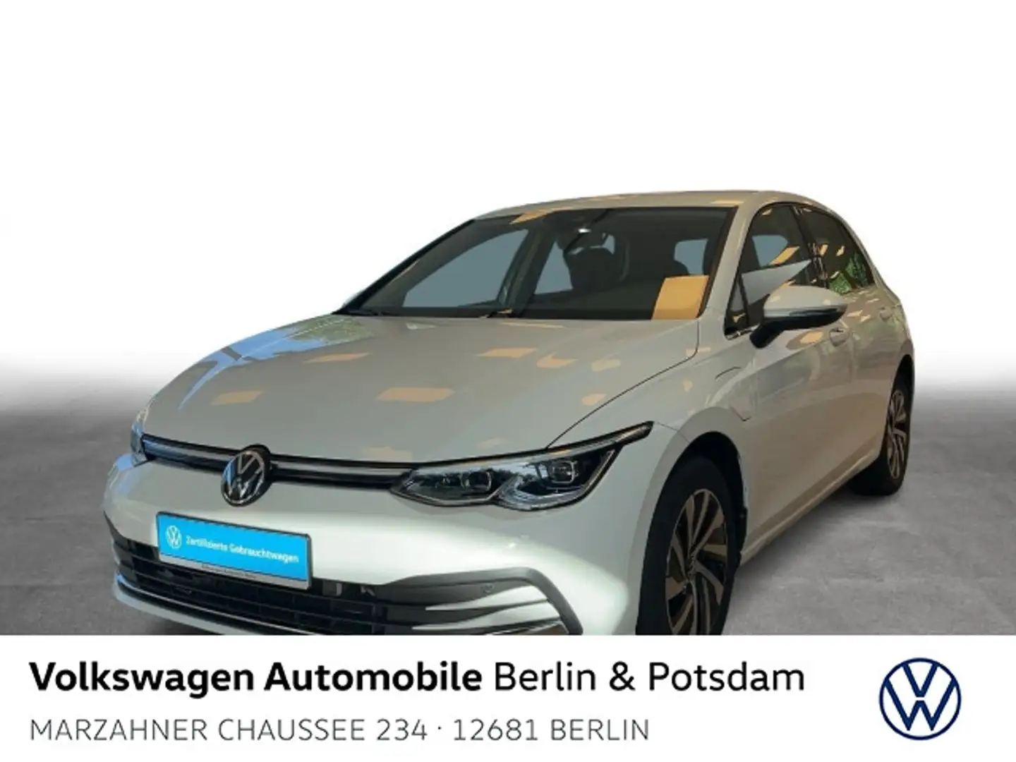 Volkswagen Golf VIII 1.4 eHybrid DSG Style LED SHZ PDC Blanc - 1