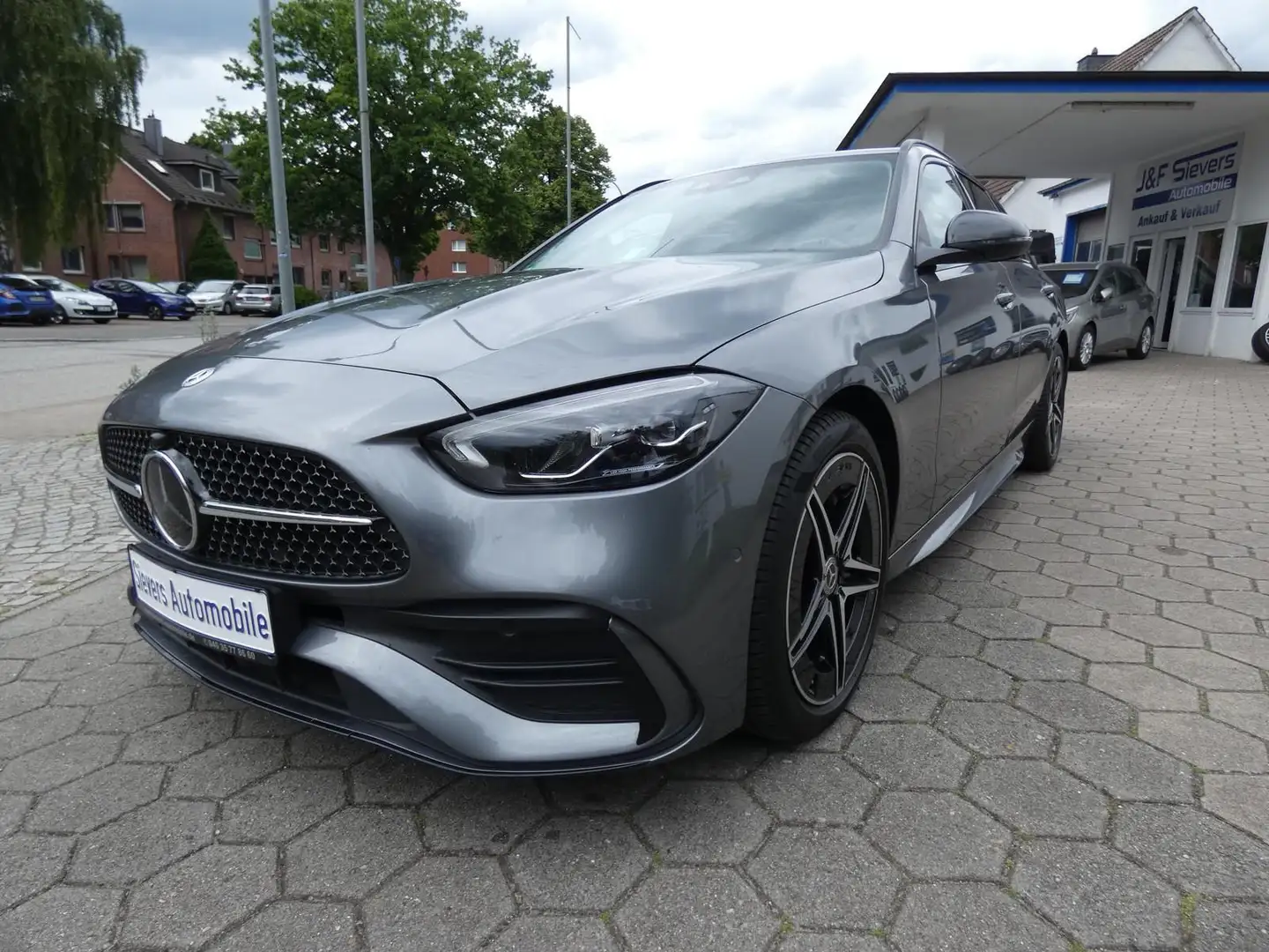 Mercedes-Benz C 220 T d 9G-Tronic AMG Line Night Paket Panoramad.AHK Grau - 1