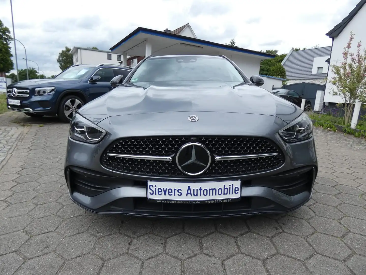 Mercedes-Benz C 220 T d 9G-Tronic AMG Line Night Paket Panoramad.AHK Grau - 2